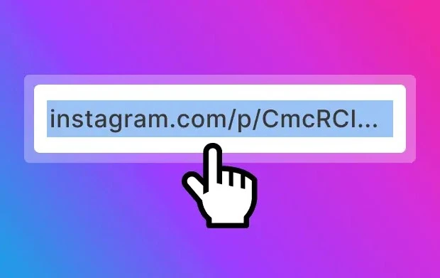 copy instagram reel link